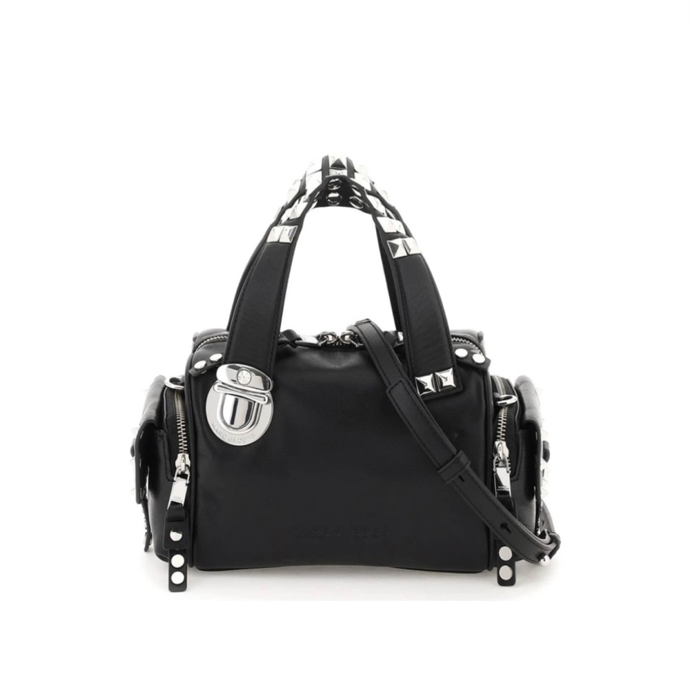 Marc Jacobs
'the Studded Pushlock Mini Satchel' Leather Bag